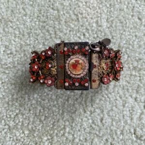 Michal Negrin Rhinestone Clasp Bracelet